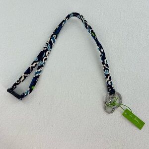 NWT Vera Bradley Ink Blue Lanyard